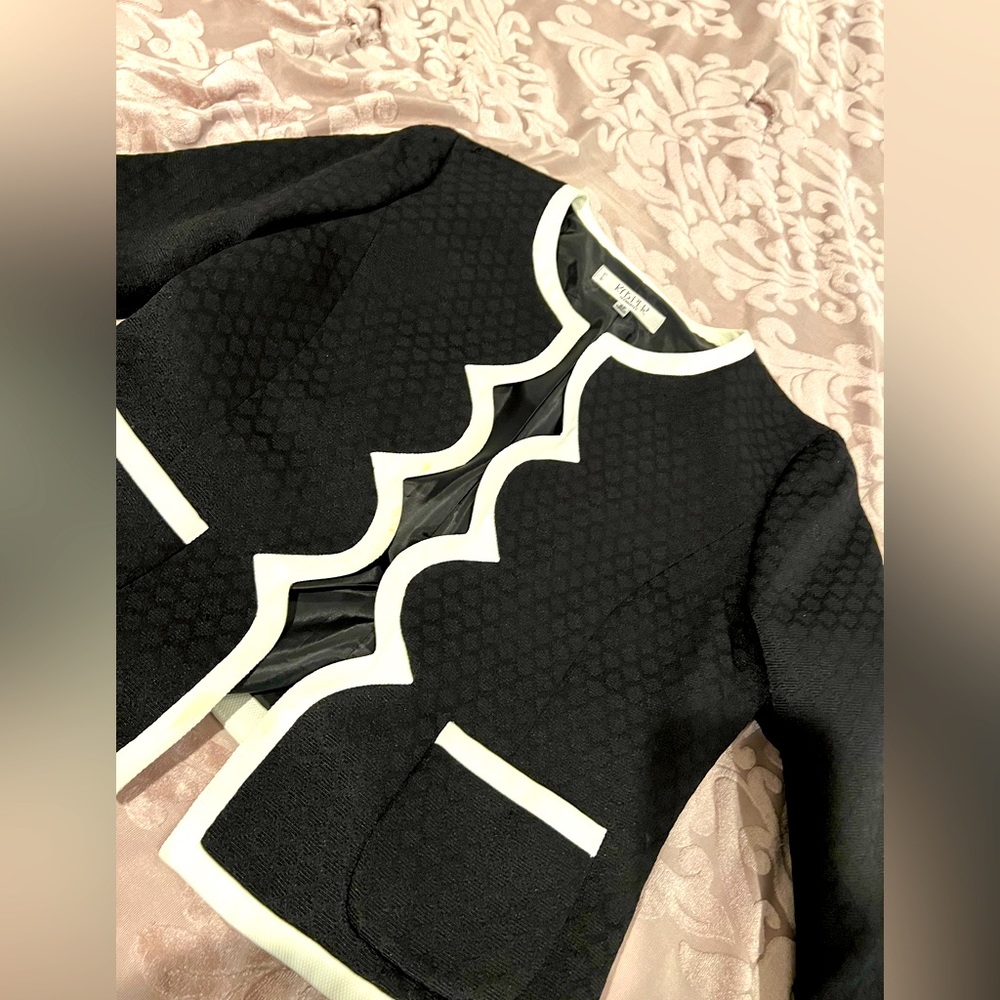 Kasper petite 🎀 black and white blazer